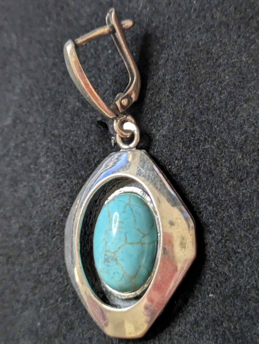 La'celet Jewelry Gallery Women's Sterling Silver Turquoise Necklace & Earrings - Picture 2 of 3